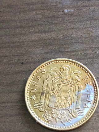 Moneda 1 Peseta España 1975 Carlos I