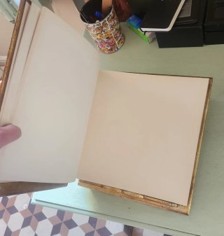 Album fotografico a leggio Pitturato a Mano