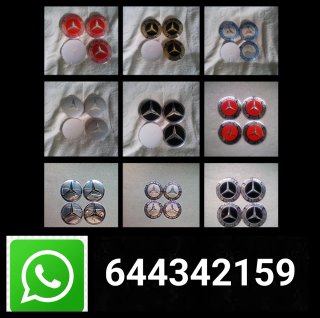 Pegatinas Mercedes Benz 56mm tapabuje centro rueda