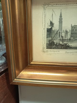 Cuadro Grabado Palacio Ducal Venecia