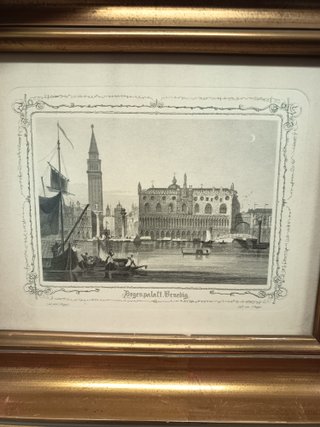 Cuadro Grabado Palacio Ducal Venecia