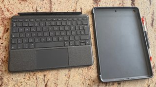 iPad 8va Gen Gris Espacial + Teclado + Lápiz
