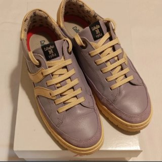 Deportivas Callaghan Piel Lila y Beige