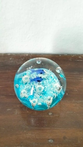 Pareja Pisapapeles Cristal Murano