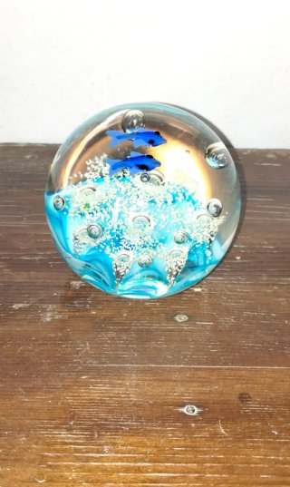 Pareja Pisapapeles Cristal Murano