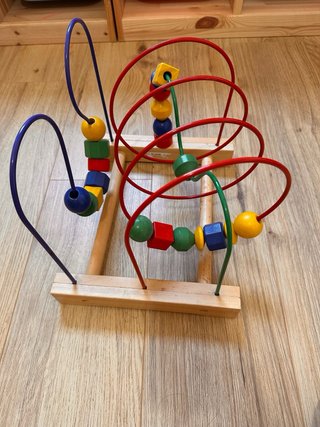 Juego de Cuentas de Madera Infantil