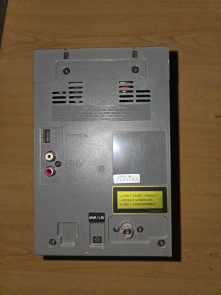 Equipo de música Sony y Technics