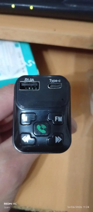 Transmisor FM Bluetooth Coche SODANY TS-1903