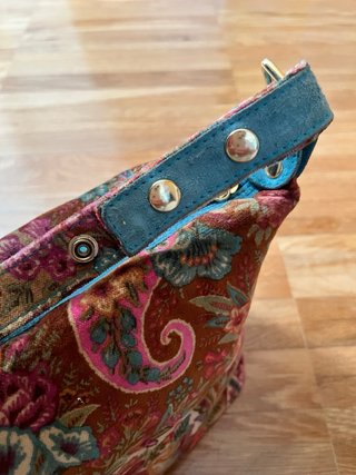 Borsa Etro floreale con strass