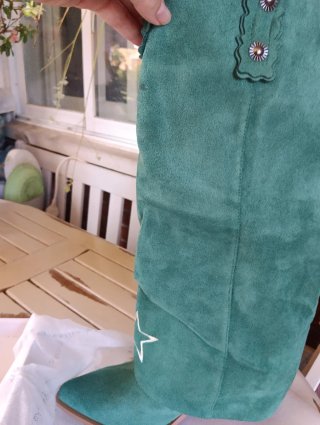 Botas altas Nunu Santander ante verde T38