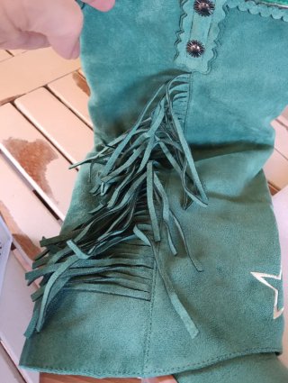 Botas altas Nunu Santander ante verde T38