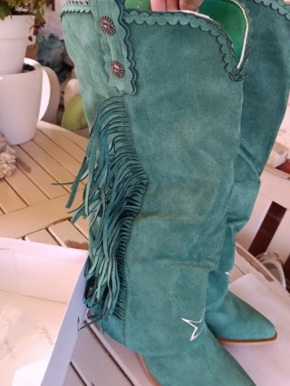 Botas altas Nunu Santander ante verde T38