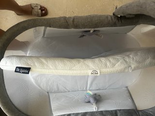 Minicuna Kinderkraft Lovi Gris+colchon