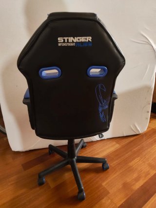 Silla Gaming Stinger Station Alien Negra/Azul