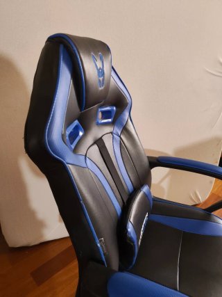 Silla Gaming Stinger Station Alien Negra/Azul