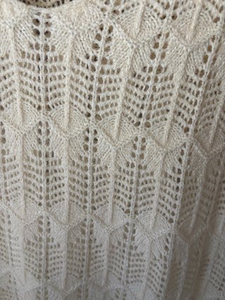 Jersey mujer de punto marca Sfera Beige Talla S