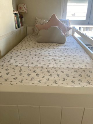 Cama nido blanca con cajones
