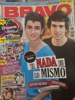 Lote de 3 Revistas Bravo, muy difíciles de consegu