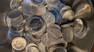 200g Monedas 50 Céntimos 1966