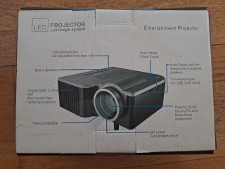 Proyector LED Excelvan UC28+ Blanco