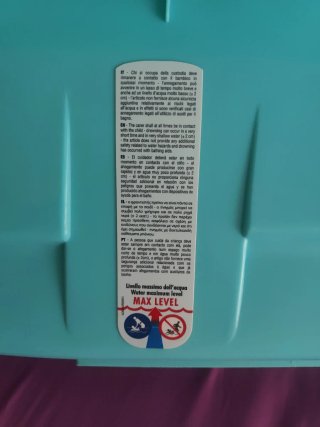 Bañera bebé OK Baby con termómetro