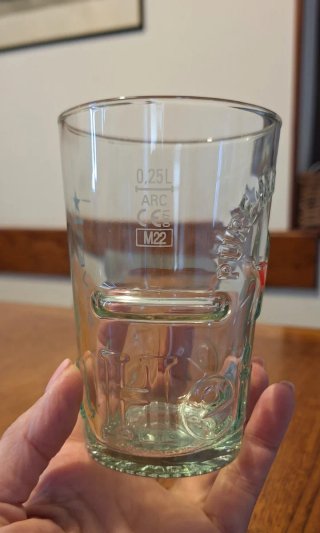 6 Bicchieri Heineken con stella rossa e Trasparent