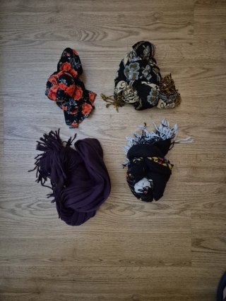 Lote Foulard, pañuelos, pareos (2 + 4 REGALO)