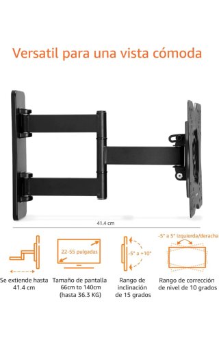 Soporte Pared TV Amazon Basics