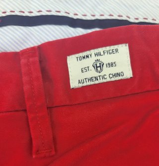 Pantalones Chinos Tommy Hilfiger Rojos Talla L