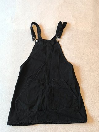 Peto falda vaquero negro