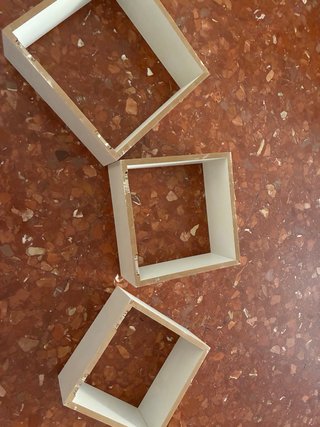 Cubo de almacenaje blanco