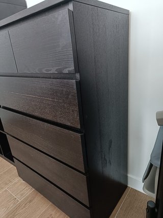 Cómoda IKEA MALM Madera Oscura