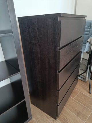 Cómoda IKEA MALM Madera Oscura