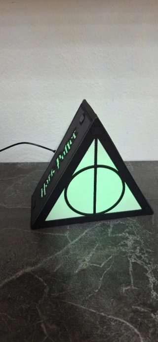 Lampada Doni della Morte Harry Potter