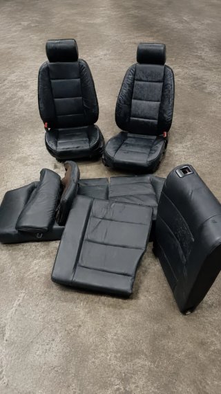 Asientos BMW E36 Coupe Cuero Negro