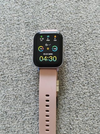 Smartwatch Glory Fit 1.69 Nero/Rosa