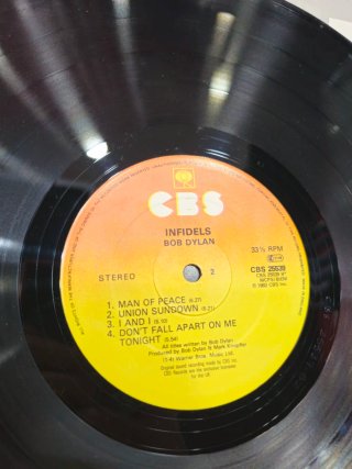 Vinilo Bob Dylan Infidels CBS