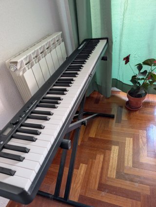 Piano Digital Plegable 88 Teclas con Soporte