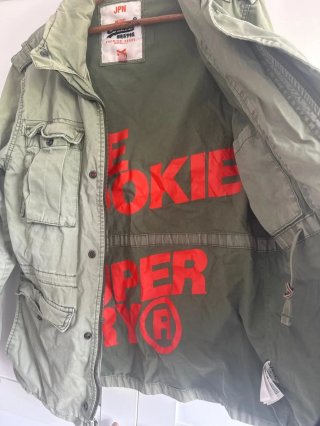 Sahariana Superdry Talla XL Bolsillos Militar