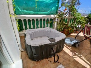 Jacuzzi hinchable exterior