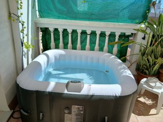 Jacuzzi hinchable exterior