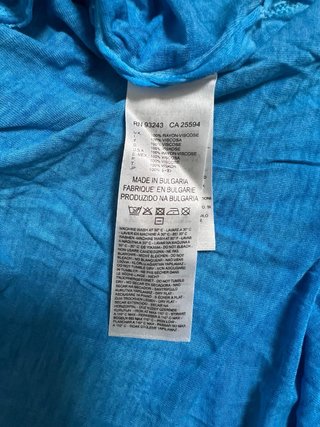 Diesel Tunic Dress Beach M Blue Black