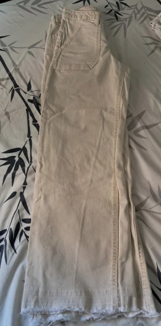 Pantalón Mango Talla S Botamangas Ancha
