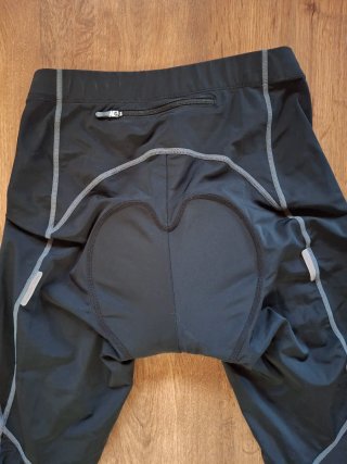 Mallas Ciclismo Hombre Negro/Rojo