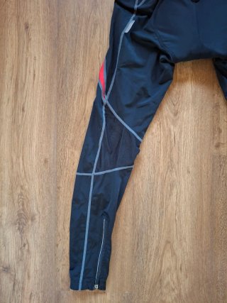 Mallas Ciclismo Hombre Negro/Rojo
