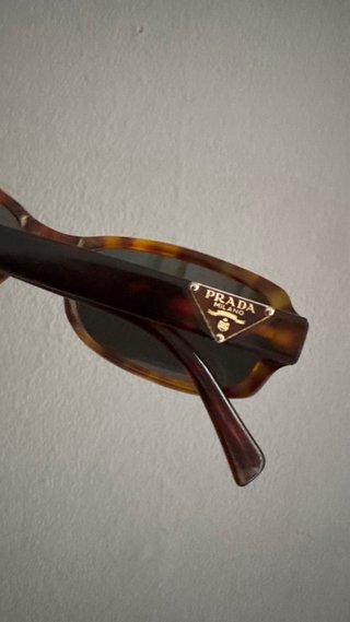 PRADA GAFAS VINTAGE PEQUEÑAS MARRON MUJER