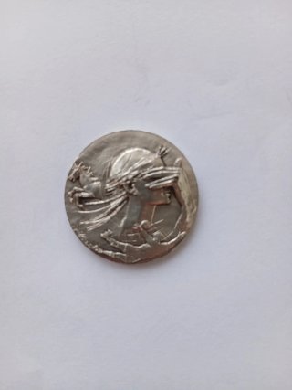 Medaglia Dea Bendata Argento