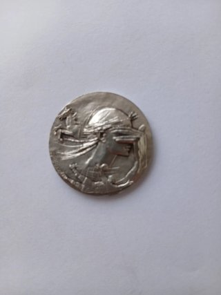 Medaglia Dea Bendata Argento