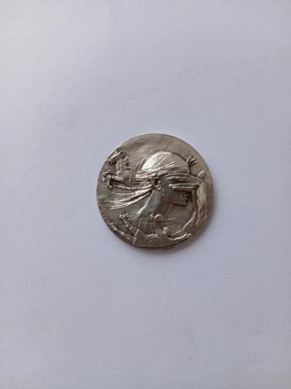 Medaglia Dea Bendata Argento