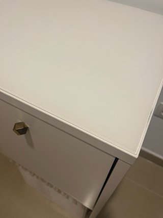 Tocador Ikea Blanco, con cristal superior